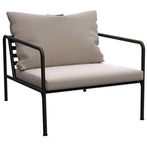 Sessel Avon Houe Gestell Stahl schwarz pulverbeschichtet, Designer Henrik Pedersen, 58.4 / mit Kissen 81x81.2x99.1 cm
