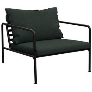 Sessel Avon Houe Gestell Stahl schwarz pulverbeschichtet, Designer Henrik Pedersen, 58.4 / mit Kissen 81x81.2x99.1 cm