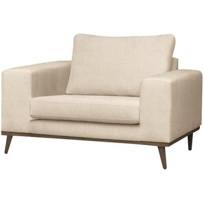 Sessel Beige/Creme Strukturstoff Talta 122 x 81 x 88cm