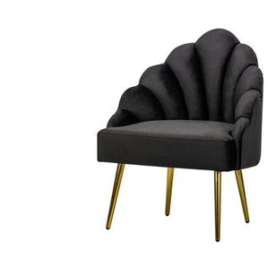 Sessel Bolge - schwarz - Materialmix - 63 cm - 89 cm | Möbel Kraft