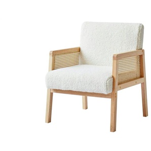 Sessel  Borgo ¦ weiß ¦ Maße (cm): B: 60 H: 76