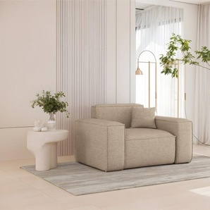 Sessel Designersessel CELES PREMIUM in Stoff Artico Beige