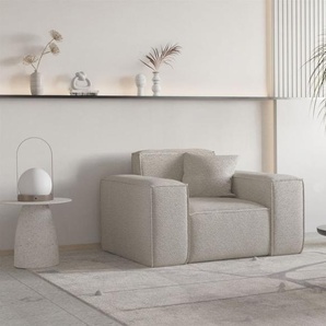 Sessel Designersessel CELES PREMIUM in Stoff Ascot Bukla Beige