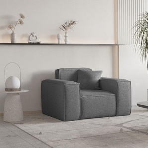 Sessel Designersessel CELES PREMIUM in Stoff Ascot Bukla Graphit