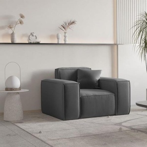 Sessel Designersessel CELES PREMIUM in Stoff Opera Velvet Dunkelgrau