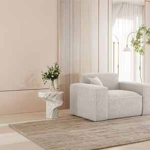 Sessel Designersessel CELES PREMIUM in Stoff Sven Altweiß