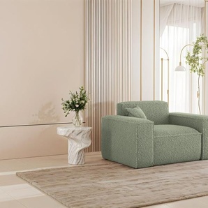 Sessel Designersessel CELES PREMIUM in Stoff Sven Hellgrün