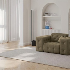 Sessel Designersessel CHANTAL in Stoff Moly Grün