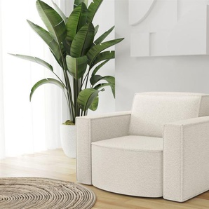 Sessel Designersessel PALMA in Stoff Ascot Beige