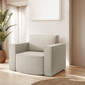 Sessel Designersessel PALMA in Stoff Scala Sand