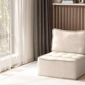 Sessel Designersessel SANDE XS Stoff Alpine Beige