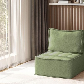 Sessel Designersessel SANDE XS Stoff Alpine Hellgrün