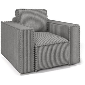 Sessel Designersessel VAJANA Stoff Tilia Grau