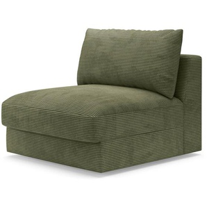 Sessel Grün Cordstoff Lizza 94 x 90 x 112cm Modern