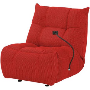 Sessel elektrische Relaxfunktion Tokyo ¦ rot ¦ Maße (cm): B: 83 H: 91 T: 106.0