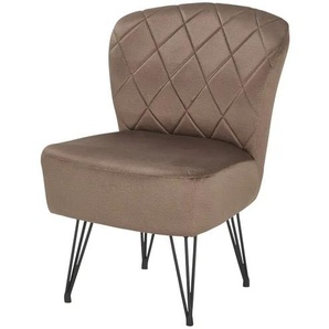 Sessel  Elza I ¦ braun ¦ Maße (cm): B: 56 H: 87,5 T: 46.0