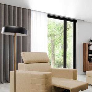 Sessel Fernsehsessel CANTON in Stoff Liverpool Beige