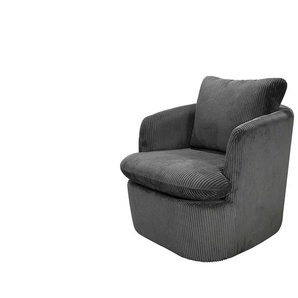 by Living Sessel - grau - Materialmix - 72 cm - 78 cm | Möbel Kraft