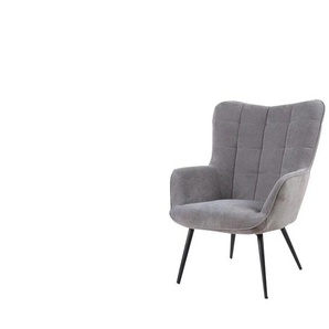 Sessel - grau - Materialmix - 72 cm - 97 cm | Möbel Kraft