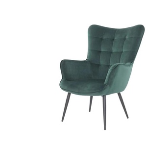 Sessel  Uta ¦ grün ¦ Maße (cm): B: 72 H: 97