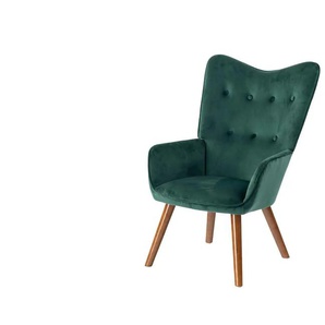 Sessel - grün - Materialmix - 69 cm - 91,5 cm | Möbel Kraft