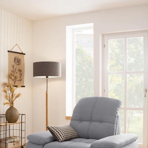 Sessel HOME AFFAIRE Lotus Gr. Struktur weich, mit Raster-Kopfteilverstellung, Kopfstützenverstellung, B/H/T: 108 cm x 89 cm x 104 cm, silberfarben (silber) Einzelsessel Funktionssessel Polstersessel XXL-Sessel wahlweise mit Kopfteilverstellung und Aqua