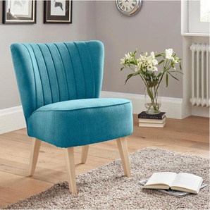 Sessel INOSIGN Campi Gr. Luxus-Microfaser, B/H/T: 64 cm x 81 cm x 66 cm, blau (petrol) Einzelsessel Sessel in verschiedenen Farben verfügbar, frei im Raum stellbar