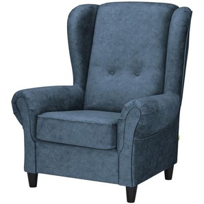 Sessel  Kivana ¦ blau ¦ Maße (cm): B: 94 H: 112 T: 94.0