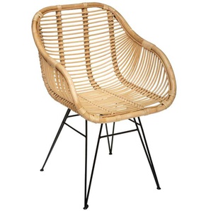 Sessel Koeta Metall, Rattan