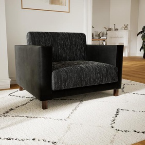 Sessel Lavaschwarz - Eleganter Sessel: Hochwertige Qualität, einzigartiges Design - 104 x 75 x 98 cm, Individuell konfigurierbar