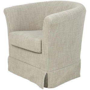 Sessel  Leeds - beige - Materialmix - 82 cm - 74 cm - 71 cm | Möbel Kraft
