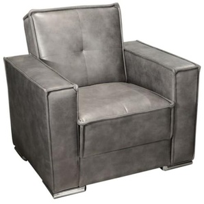 Sessel Leon, grau, inkl. Klappenfunktion
