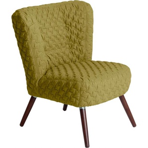 Sessel MAX WINZER Nikki Gr. Flachgewebe, B/H/T: 72 cm x 80 cm x 67 cm, grün (oliv) Design-Sessel Einzelsessel Sessel