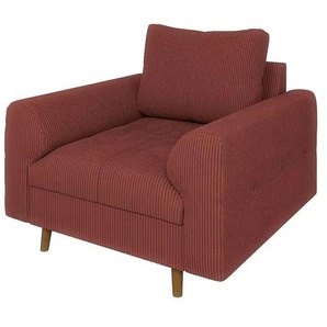 S-STYLE Sessel  Maya ¦ rot ¦ Maße (cm): B: 97 H: 81
