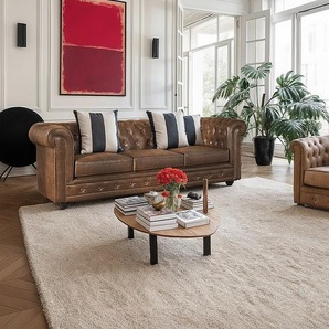 Sessel - Microfaser - Vintage-Look - CHESTERFIELD