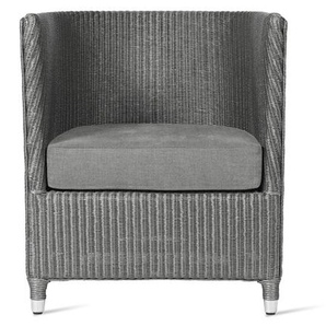 Sessel mit Sitzkissen Tokyo grau, 72x61x66 cm