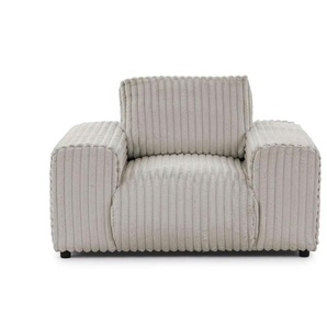 S-STYLE Sessel  Mollis ¦ grau ¦ Maße (cm): B: 119 H: 79