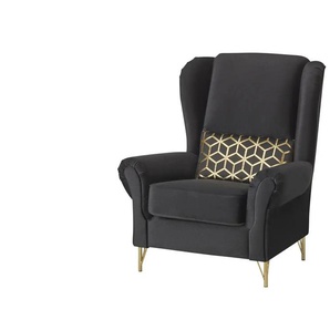 Sessel Reybia - schwarz - Materialmix - 95 cm - 112 cm - cm 92,0 | Möbel Kraft