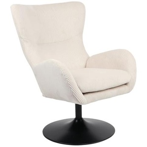 Sessel Samos LS, beige, inkl. 360° Drehfunktion