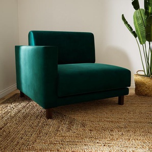 Sessel Samt Petrolblau - Eleganter Sessel: Hochwertige Qualität, einzigartiges Design - 92 x 75 x 98 cm, Individuell konfigurierbar