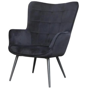 Sessel - schwarz - Materialmix - 72 cm - 97 cm | Möbel Kraft