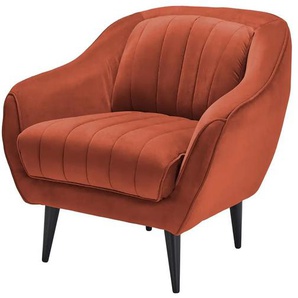 Sessel  Sophia ¦ orange ¦ Maße (cm): B: 86 H: 83 T: 90.0