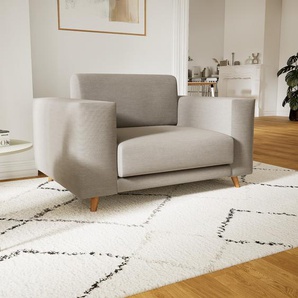 Sessel Taupegrau - Eleganter Sessel: Hochwertige Qualität, einzigartiges Design - 128 x 75 x 98 cm, Individuell konfigurierbar