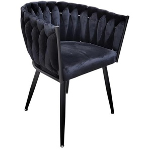 Sessel Weavy, schwarz