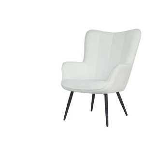 Sessel - weiß - Materialmix - 72 cm - 97 cm | Möbel Kraft
