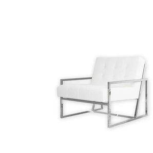 S-STYLE Sessel Vincent - weiß - Materialmix - 84 cm - 81 cm | Möbel Kraft