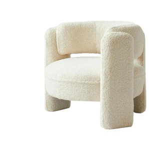 Sessel - weiß - Materialmix - 85 cm - 71 cm | Möbel Kraft