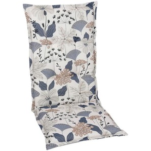 Sesselauflage, Beige, Textil, Floral, Füllung: Schaumstoff, Vlies, 50x120 cm, Oeko-Tex® Standard 100, pflegeleicht, hochwertige Qualität, langlebig,