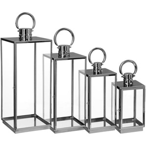 Set mit 4 Außenlaternen Stahl Hespéride