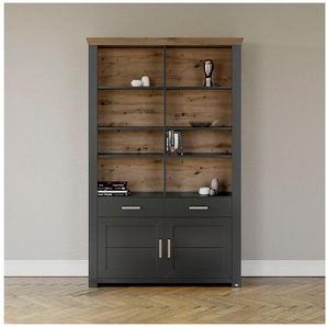 set one by Musterring Aktenregal York, offenes Design, wahlweise mit Beleuchtung, 3 Farben, Breite 129 cm
